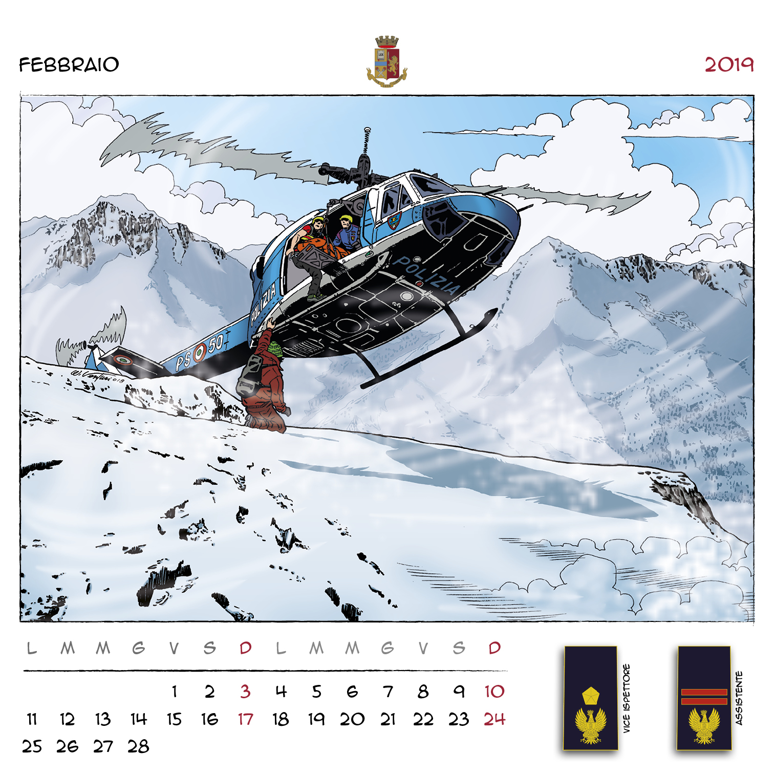 Presentato Il Calendario Della Polizia Di Stato Parte Del