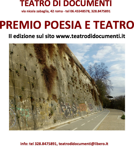 teatro di documenti - premio poesia e teatro