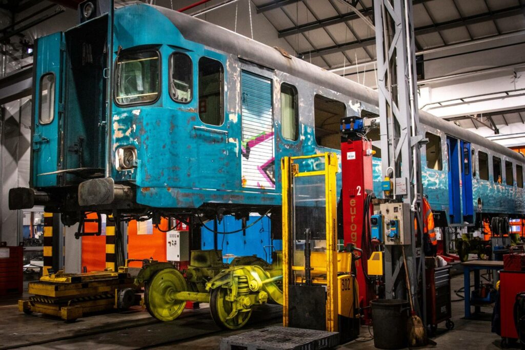 treno strorico ALn668
in fase di restauro